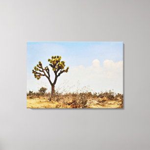 Joshua Träd Cactus Desert Art Skriv ut Canvastryck