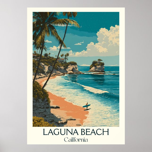 Joshua Träd California Art Print Desert liggande Poster (Framsidan)