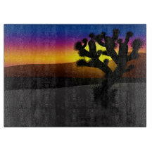 Joshua Träd Desert Silhouette