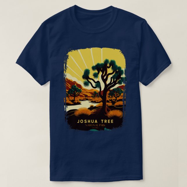 Joshua Träd nationalpark 2 T Shirt (Design framsida)