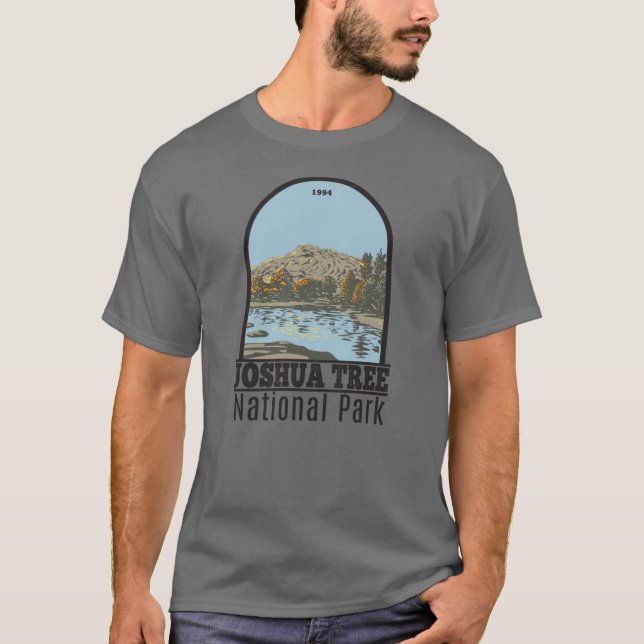 Joshua Träd nationalpark Barker Dam California T Shirt (Framsida)