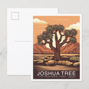 Joshua Träd nationalpark California Travel Vykort