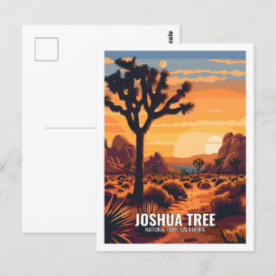 Joshua Träd nationalpark California USA Vykort