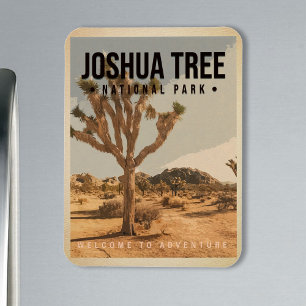 Joshua Träd nationalpark California Vintage Magnet
