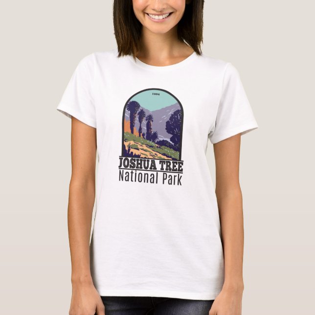 Joshua Träd nationalpark Cottonwood Vår Oasis T Shirt (Framsida)