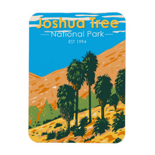 Joshua Träd nationalpark Fortynio Handflatan Oasis Magnet