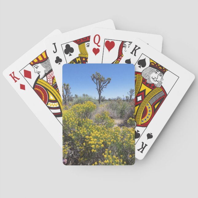 Joshua Träd nationalpark i Bloom Casinokort (Baksidan)