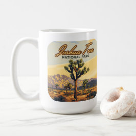 Joshua Träd nationalpark i Kalifornien Desert Kaffemugg