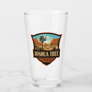 Joshua Träd nationalpark Illustration Retro Glaskopp