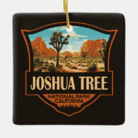 Joshua Träd nationalpark Illustration Retro