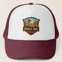 Joshua Träd nationalpark Illustration Retro