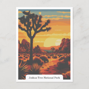 Joshua Träd nationalpark, Kalifornien, USA Vykort