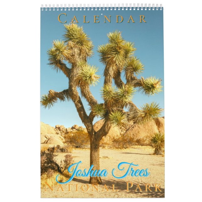 Joshua Träd nationalpark Landscapes Scenery Kalender (Omslag)