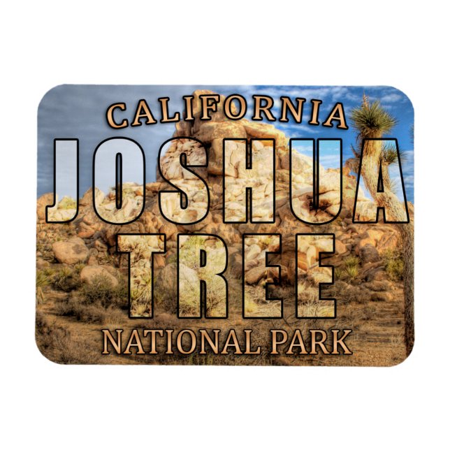Joshua Träd nationalpark Magnet (Horisontell)
