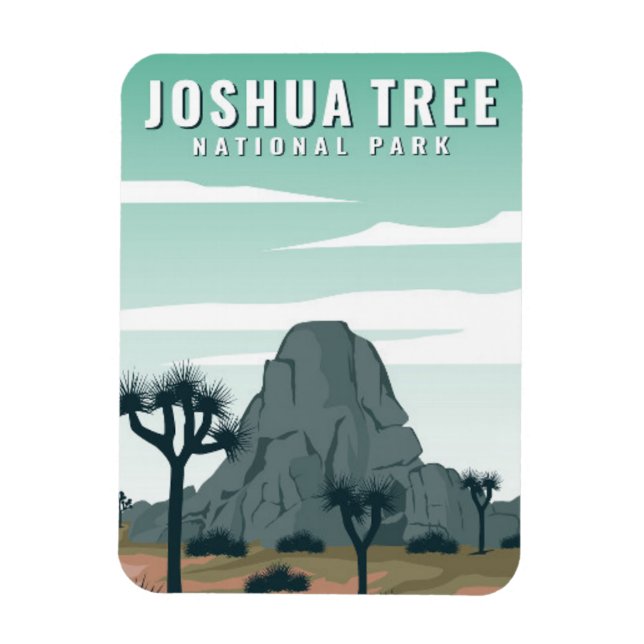 Joshua Träd nationalpark Magnet California (Vertikal)