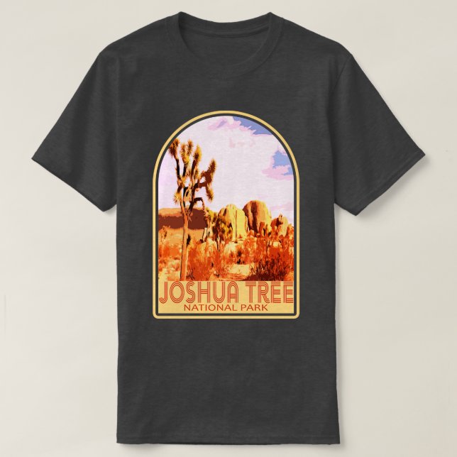 Joshua Träd nationalpark Mojave Desert California T Shirt (Design framsida)
