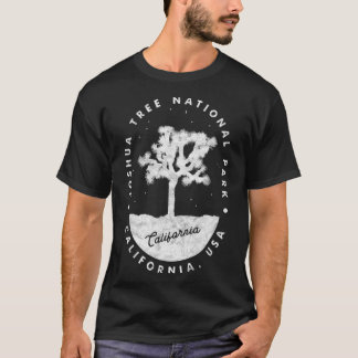 Joshua Träd nationalpark Night Retro Hipster T Shirt
