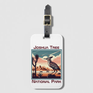 Joshua Träd nationalpark Retro Souvenir Gift Bagagebricka