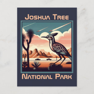 Joshua Träd nationalpark Retro Souvenir Gift Vykort