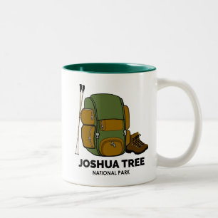 Joshua Träd nationalpark ryggsäck Två-Tonad Mugg