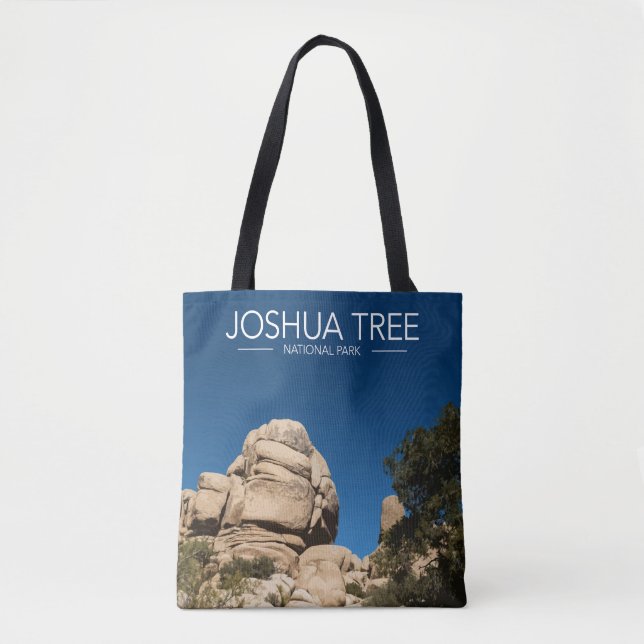 Joshua Träd nationalpark Stylized Travel Tygkasse (Framsida)
