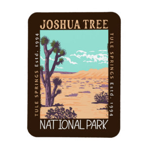 Joshua Träd nationalpark Tule Vår Distress Magnet