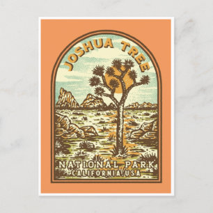 Joshua Träd nationalpark Tule Vår Vintage Vykort