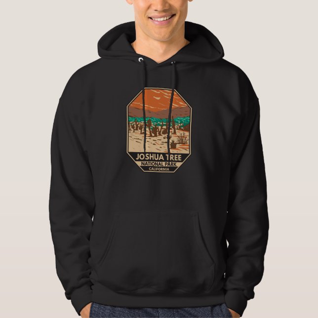 Joshua Träd nationalpark Turkiet Flats Sand Dunes Hoodie (Framsida)