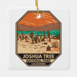 Joshua Träd nationalpark Turkiet Flats Sand Dunes Julgransprydnad Keramik<br><div class="desc">Koppla vektorgrafik från Träd. Parken heter för regionens vriden,  borst Joshua träd,  parken sträcker sig över den kaktus-prickade Colorado Desert och Mojave Desert.</div>