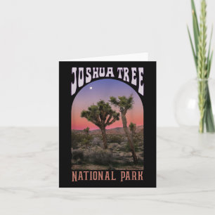 Joshua Träd nationalpark, Vintage California Hiki Kort