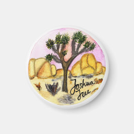Joshua Träd nationalpark Watercolor Magnet