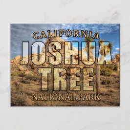 Joshua Träd nationalparkens vykort