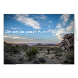 Joshua träd natur hälsningskort