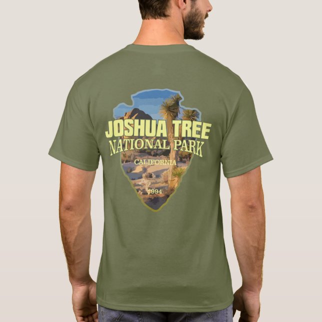 Joshua Träd NP (pilhuvud) T Shirt (Baksida)