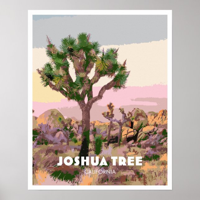 Joshua Träd Poster (Framsidan)