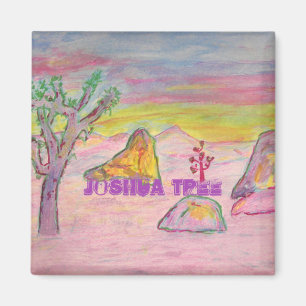 Joshua Träd Sunset Magnet