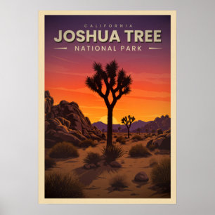 Joshua träd V01 Poster