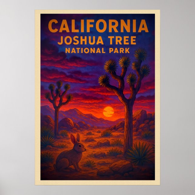 Joshua träd V02 Poster (Framsidan)