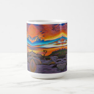 Joshua Träd vid Sunset Kaffemugg