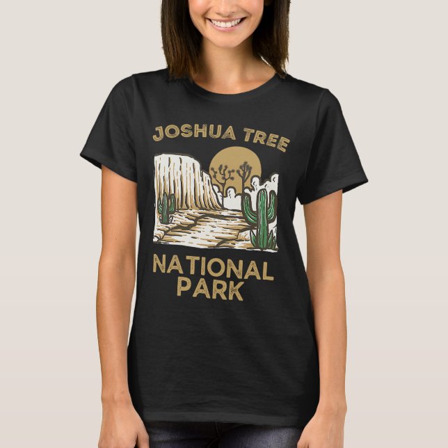 Joshua Tree California Nationalpark T Shirt (Framsida)