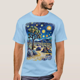 Joshua Tree Mojave Desert Hiking Modern Dreamlike T Shirt
