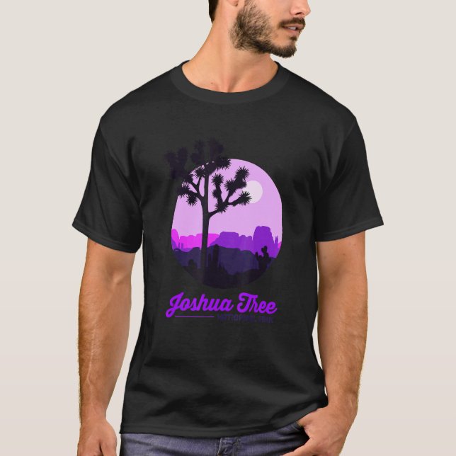 Joshua Tree National Park Hiking Camping Joshua Tr T Shirt (Framsida)