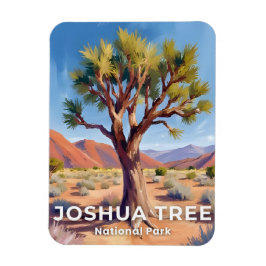 Joshua Tree National Park Kalifornien Resa Konst Magnet