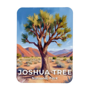 Joshua Tree National Park Kalifornien Resa Konst Magnet