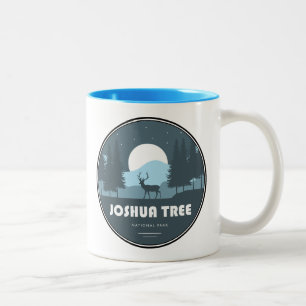 Joshua Tree National Park rådjur Två-Tonad Mugg