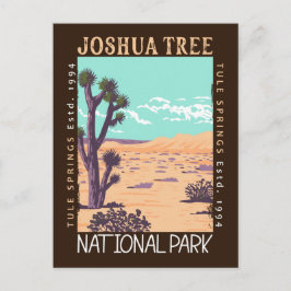 Joshua Tree National Park Tule Springs Distressed Vykort