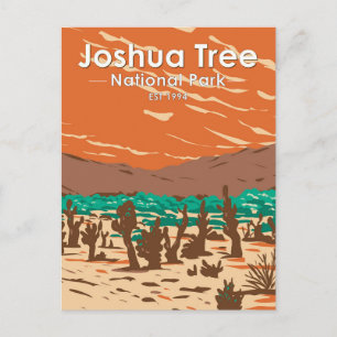 Joshua Tree National Park Turkey Flats Sanddyner Vykort