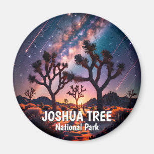 Joshua Tree National Park Vintergatan Meteorregn Magnet