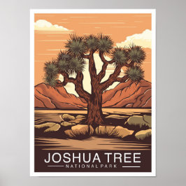 Joshua Tree Nationalpark Kalifornien USA Resa Poster