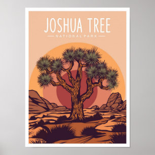 Joshua Tree Nationalpark Kalifornien USA Resa Poster